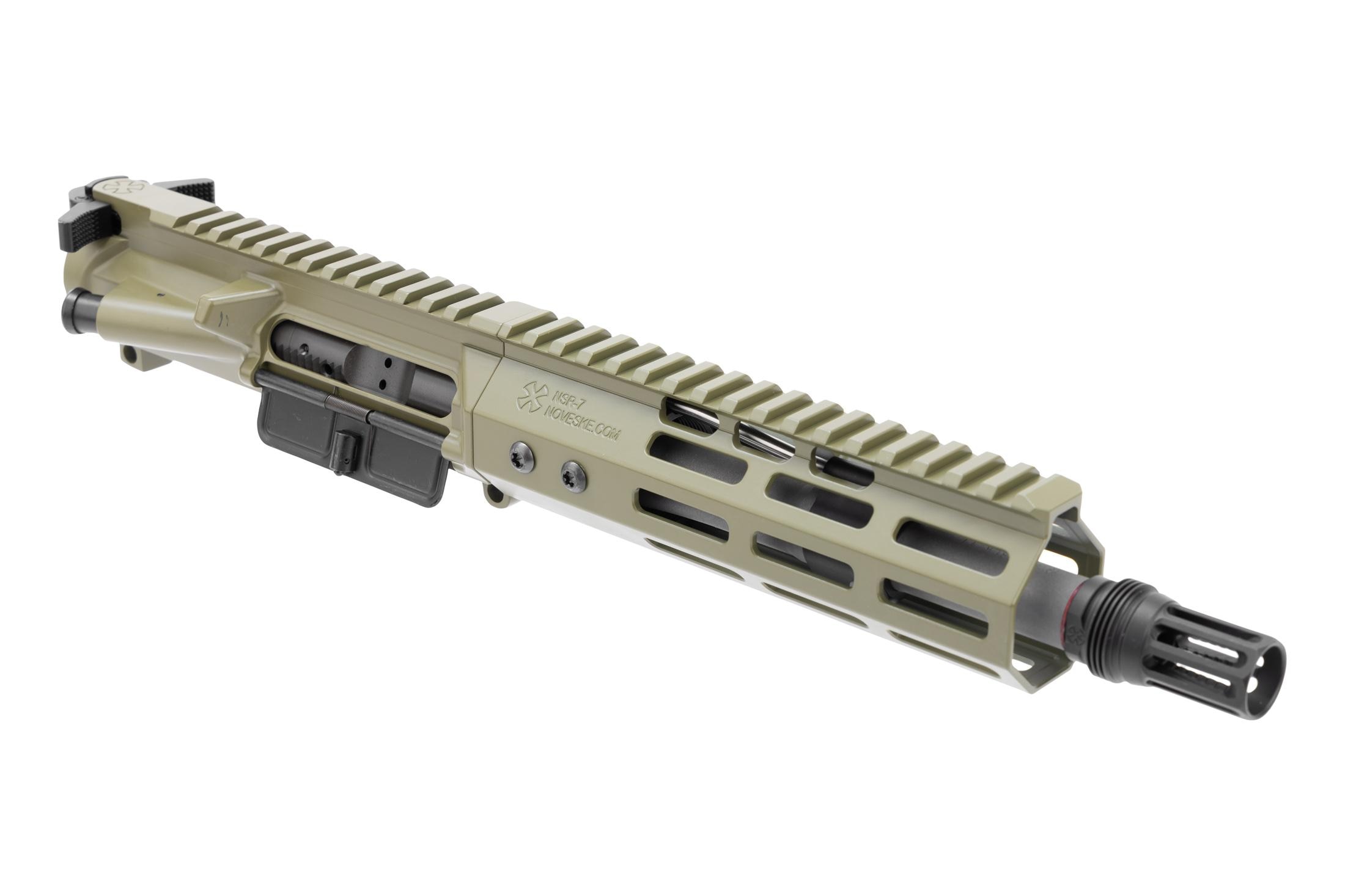 Noveske Rifleworks Gen 4 N4 Diplomat Stainless 300BLK Complete Upper Receiver - 8" - Bazooka Green